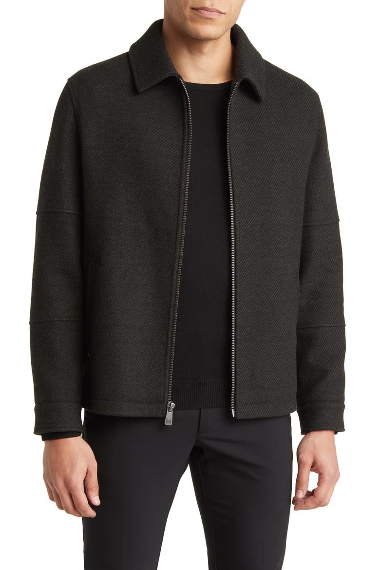Paloma Wool Blend Twill Jacket, Main, color, OLIVE TWILL