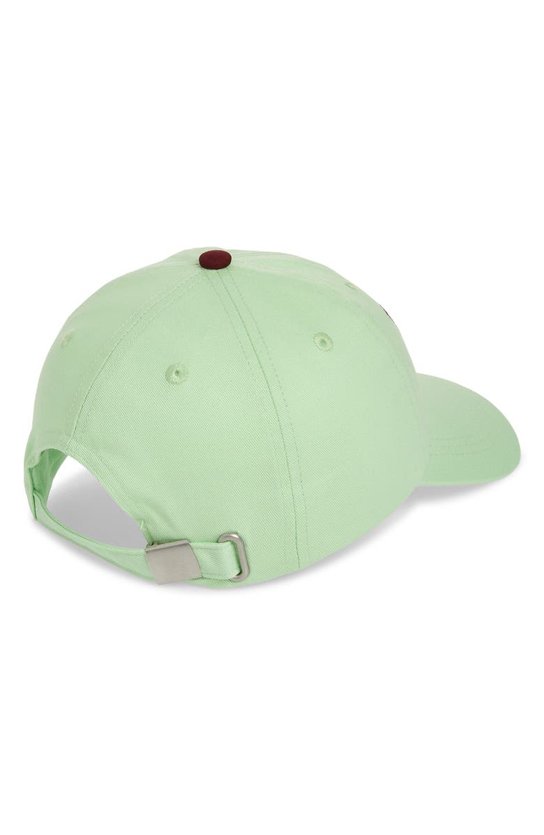 Damson Madder Logo Embroidered Baseball Cap, Alternate, color, Mint