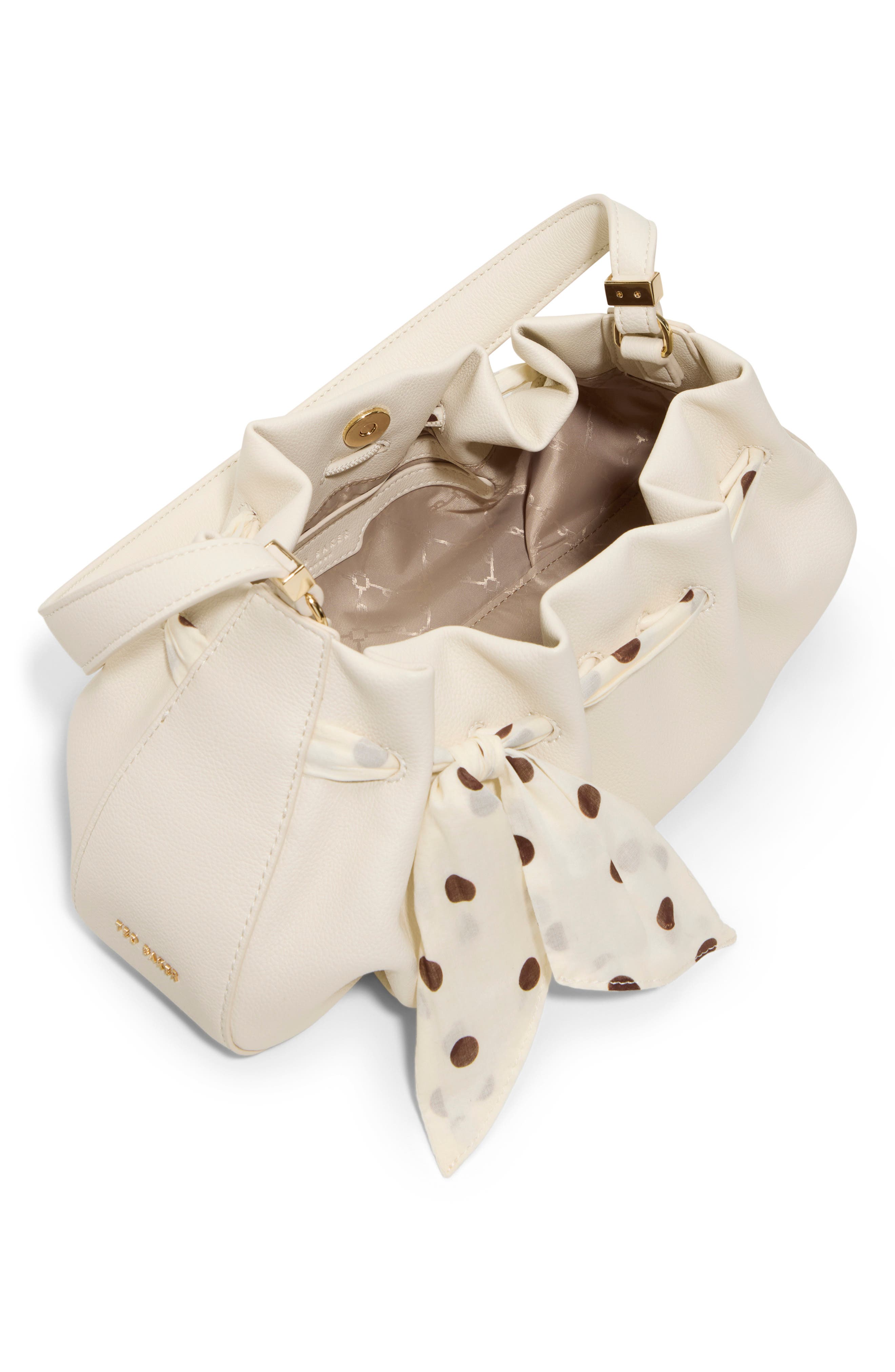 Ted Baker London Willow Shoulder Bag, Alternate, color, White/Bone