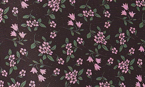 Lost + Wander Isabella Floral Print Slipdress In Black Pink Floral