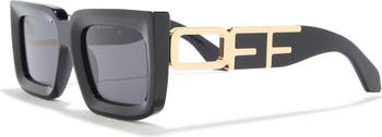 54mm Boston Square Sunglasses