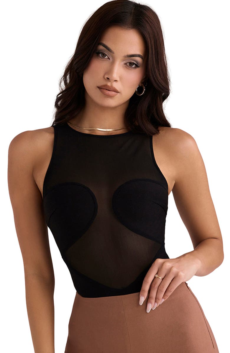 HOUSE OF CB Chiara Bandage Bodysuit, Alternate, color, 