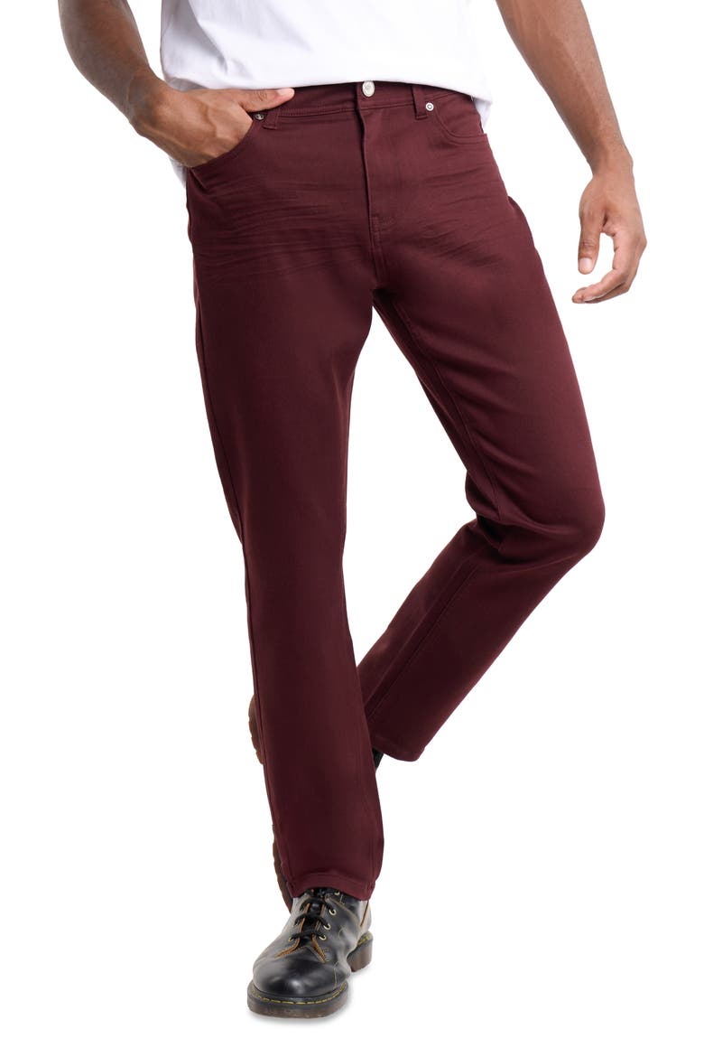 Commuter Stretch Cotton Blend Pants, Alternate, color, FIG