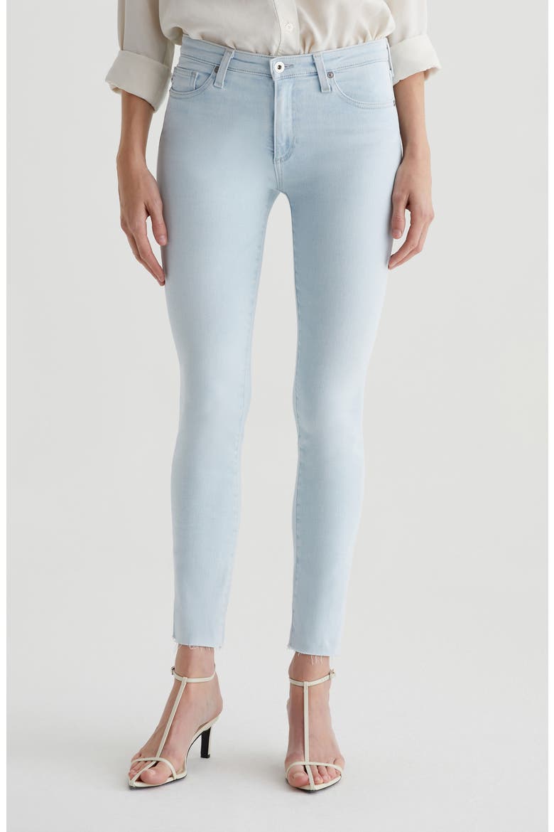Prima Low Rise Ankle Cigarette Jeans, Main, color, HEAT WAVE