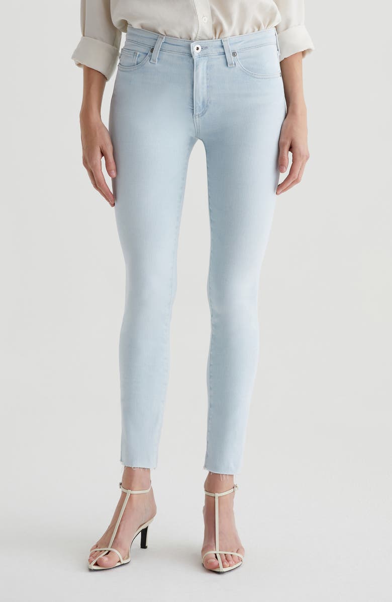 AG Prima Low Rise Ankle Cigarette Jeans, Main, color, Heat Wave