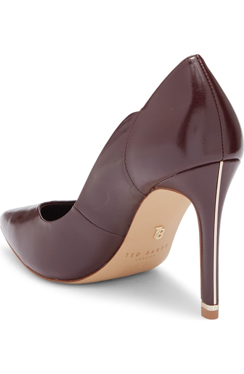 Ted Baker London Camilla Pointed Toe Pump, Alternate, color, Bordeaux