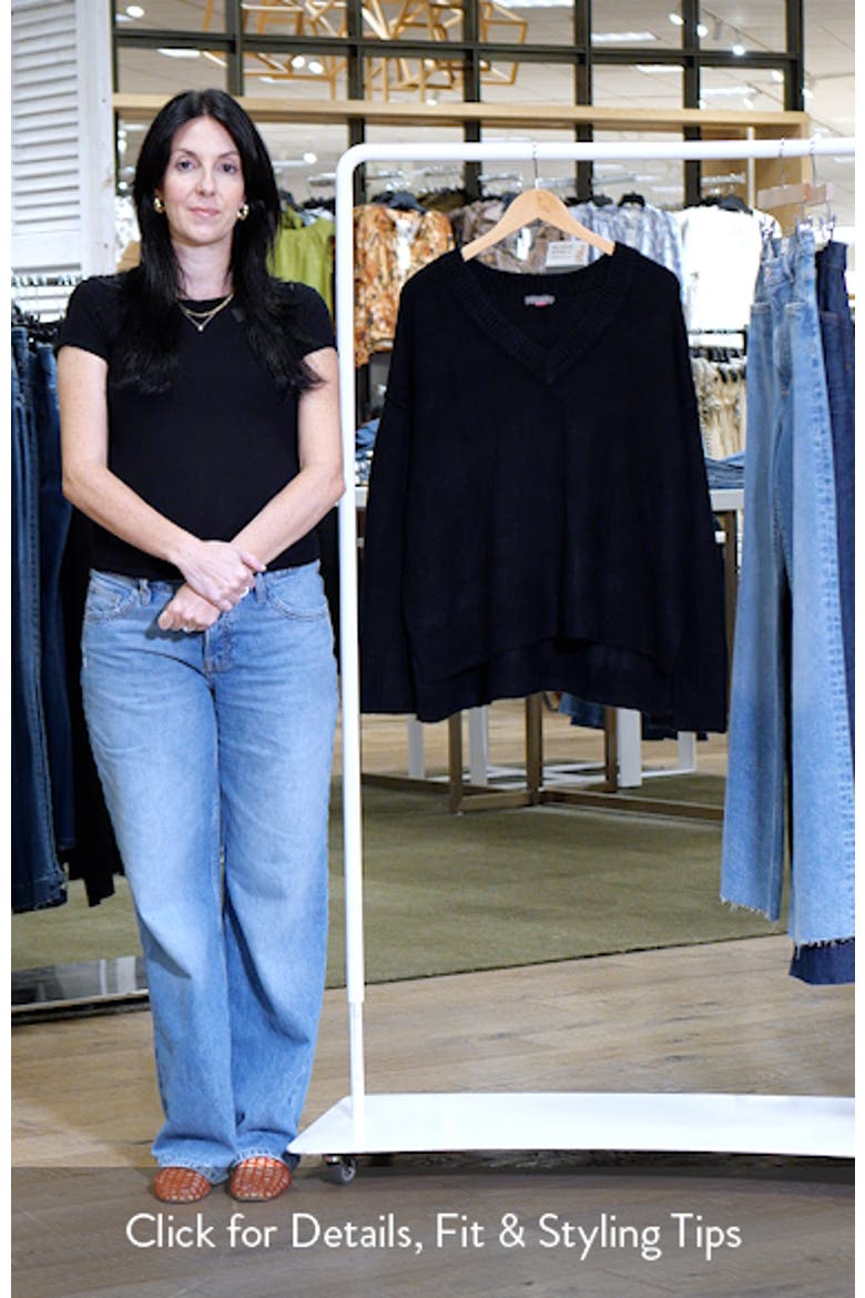 High-Low V-Neck Sweater video