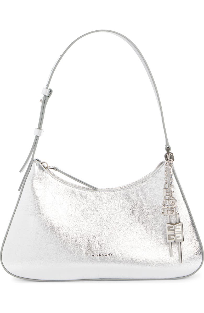 Givenchy Small Lucky Lock Laminated Leather Shoulder Bag, Main, color,