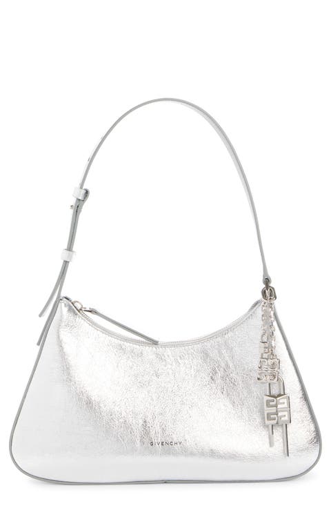 Small Lucky Lock Laminated Leather Shoulder Bag