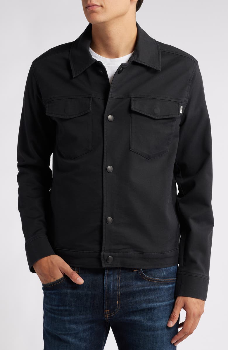 DL1961 Vaughn Trucker Jacket, Alternate, color, Black Onyx Dynamic