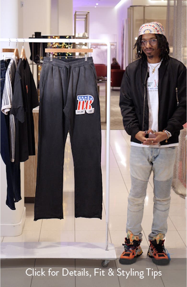 Starting Line Cotton Baggy Sweatpants, sales video thumbnail