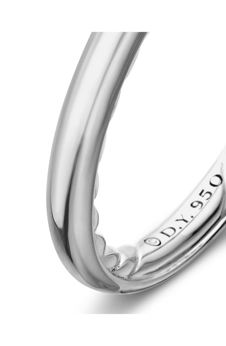 David Yurman DY Eden Band Ring in Platinum, Alternate, color, Platinum