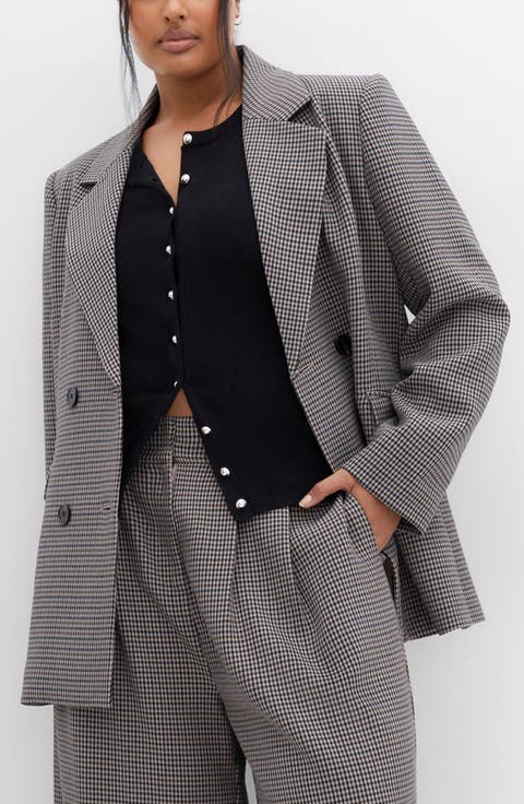 Tiana Double Breasted Blazer (Plus)