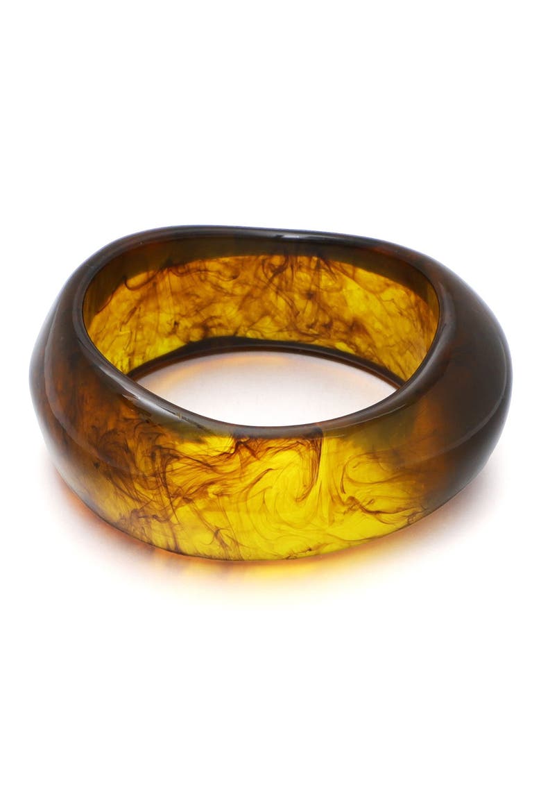 Set of 2 Assorted Chunky Bracelets, Alternate, color, BROWN/ GOLD