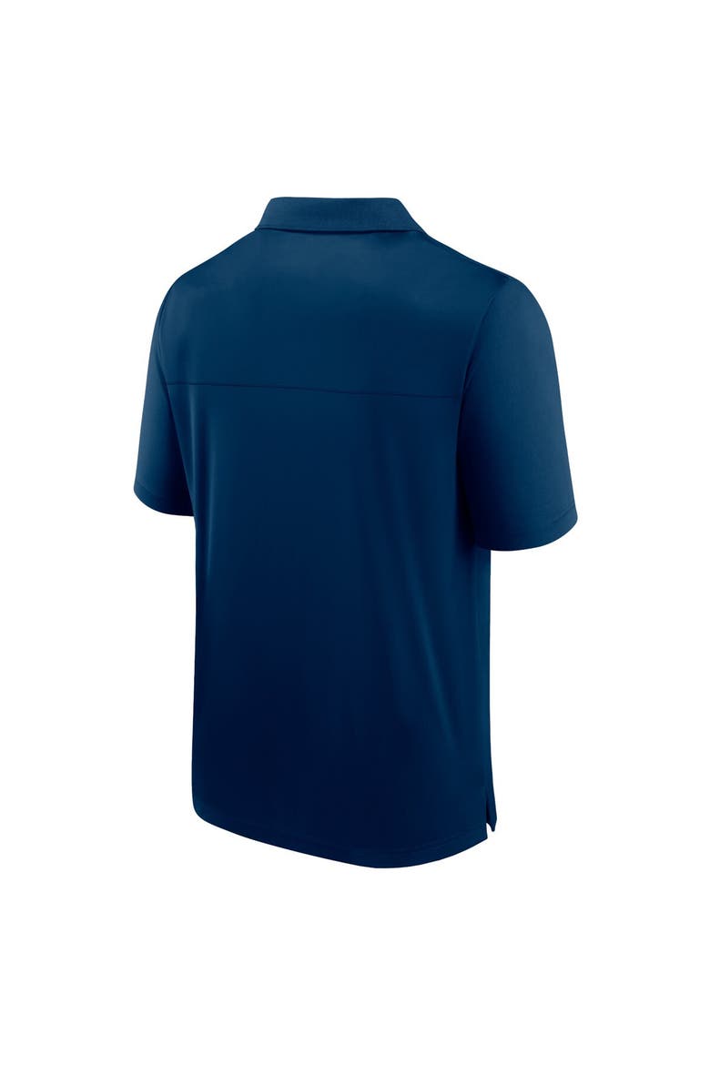 Men's Fanatics Branded  Deep Sea Blue Seattle Kraken Left Side Block Polo, Alternate, color, Navy