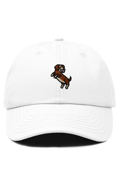 DALIX DALIX DACHSHUND EMBROIDERED DAD CAP