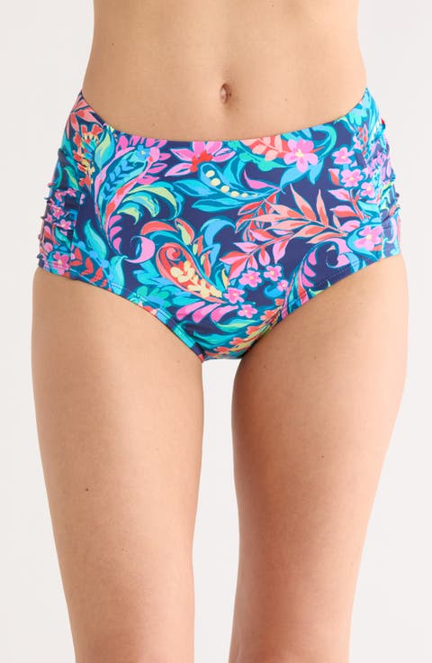 Comfort Core Shirred Side Bikini Bottoms