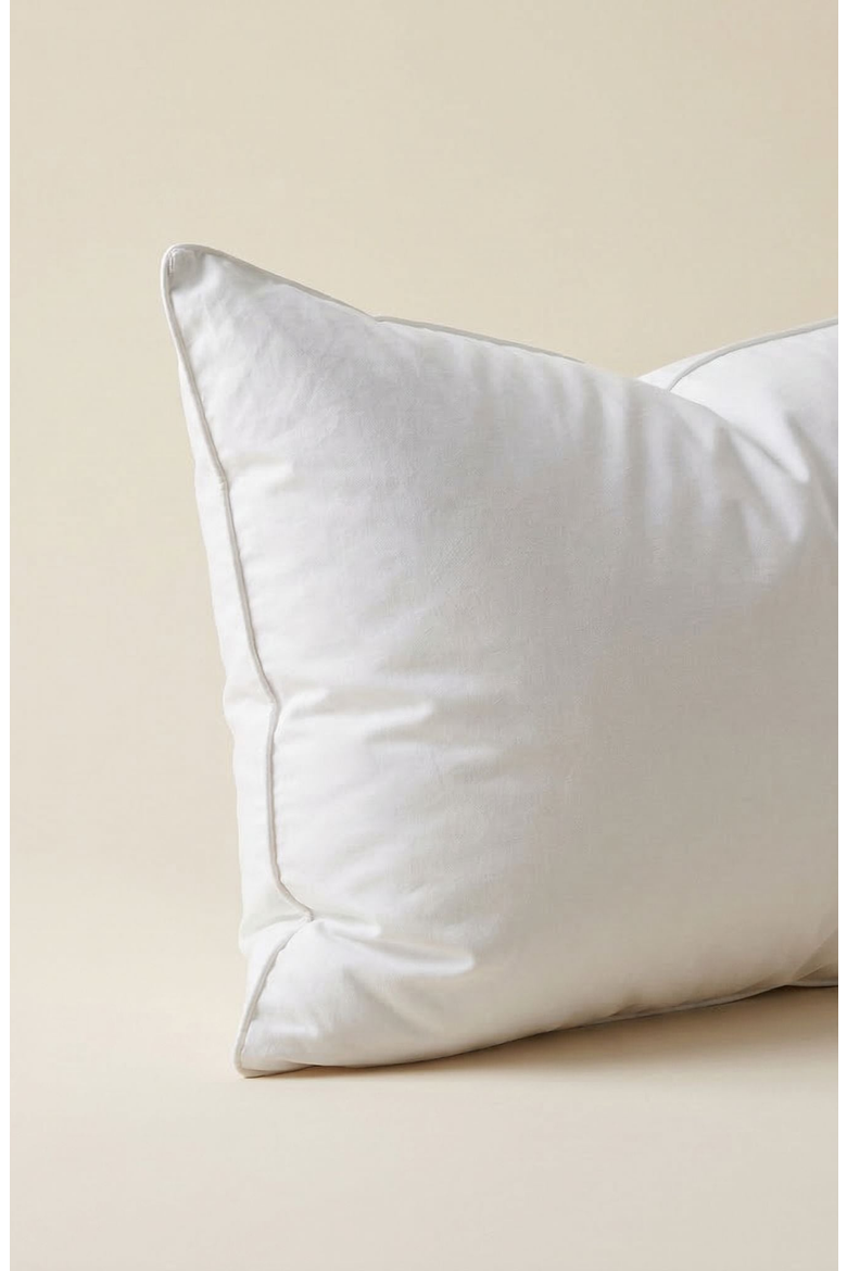 Down Pillow, Alternate, color, White