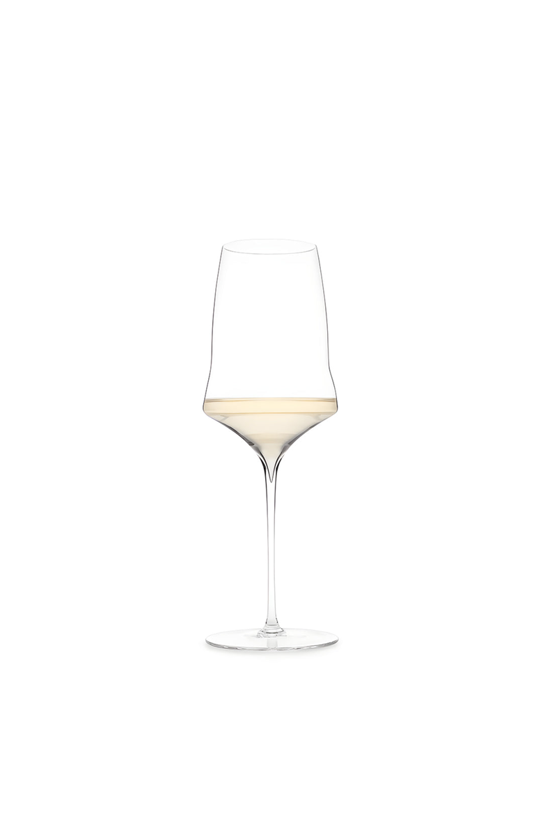 Josephinenhütte Josephine No. 1 White Wine Glass Set of 2, Alternate, color, Clear
