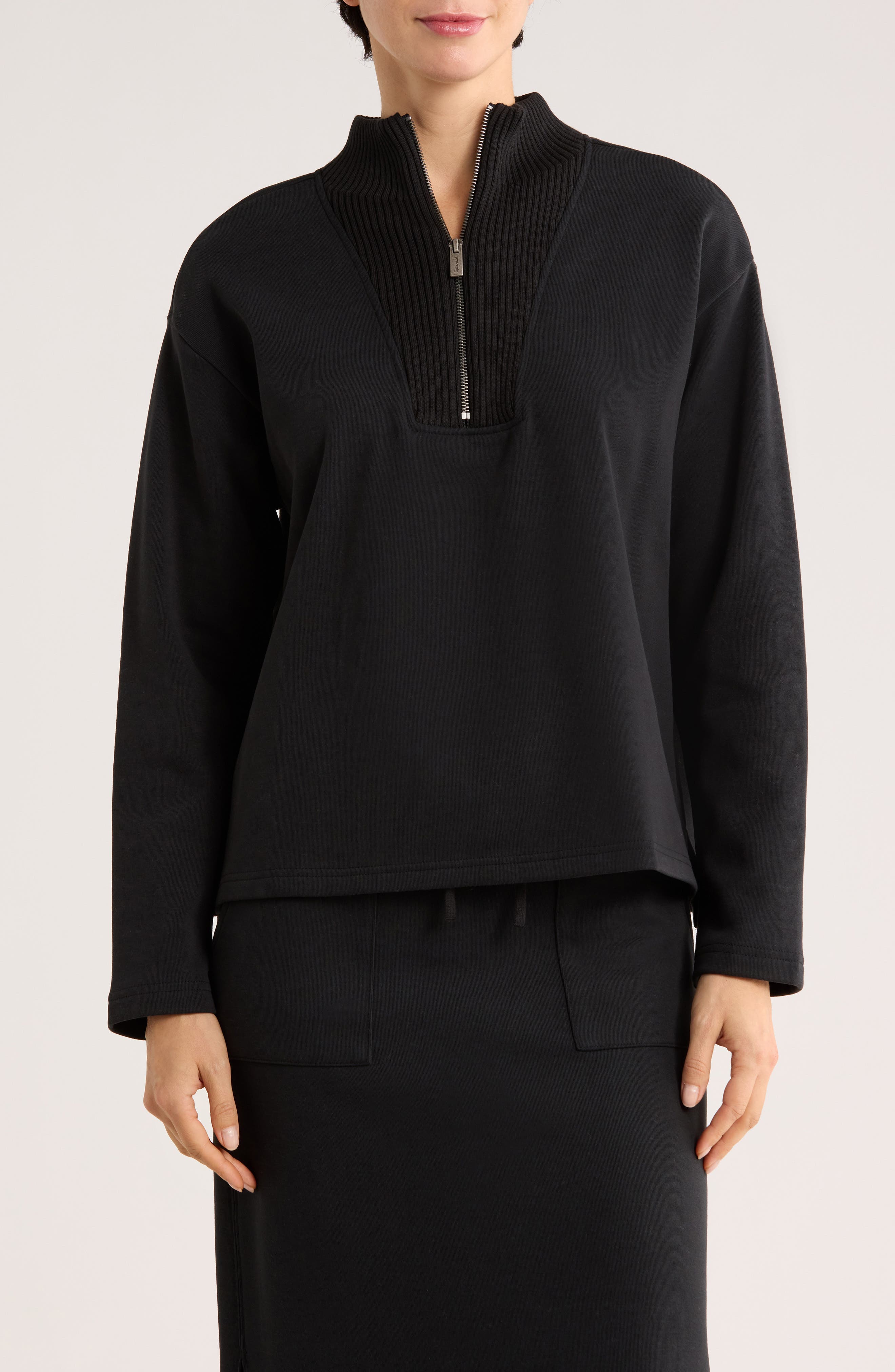 Splendid Half Zip Sweater