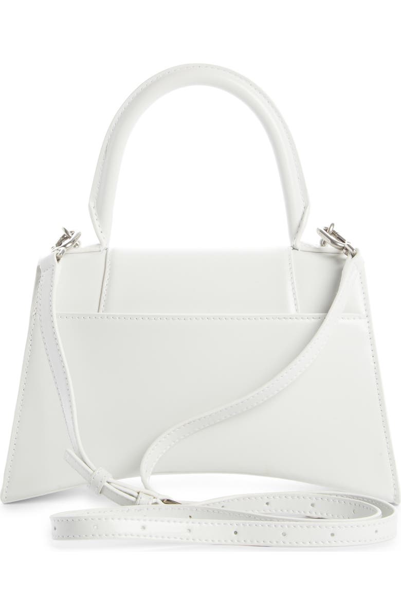 Balenciaga Hourglass Leather Top Handle Bag, Alternate, color,