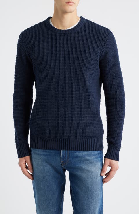 Laggan Waffle Stitch Crewneck Sweater