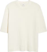 LOULOU DE SAISON Dara Elbow Sleeve Cashmere Sweater