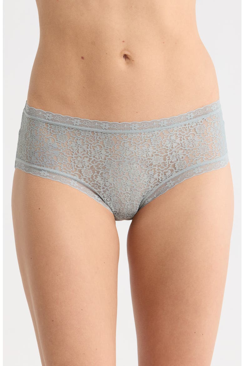 Assorted 5-Pack Lace Hipster Briefs, Alternate, color, GREY BLUE- PINK MULTI