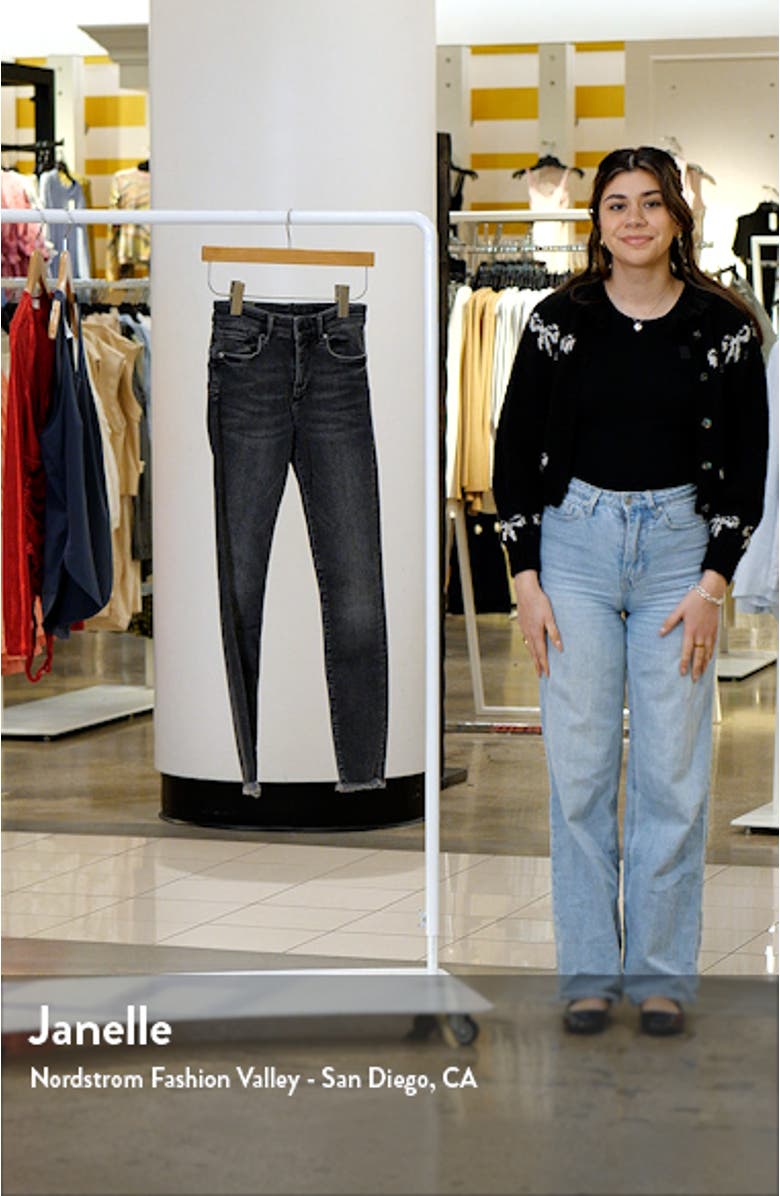 Miller Push-Up Raw Hem Ankle Skinny Jeans, sales video thumbnail
