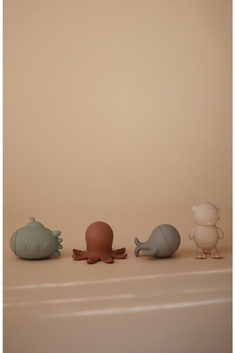 Set of 4 Sea Life Bath Playset, Alternate, color, MULTI