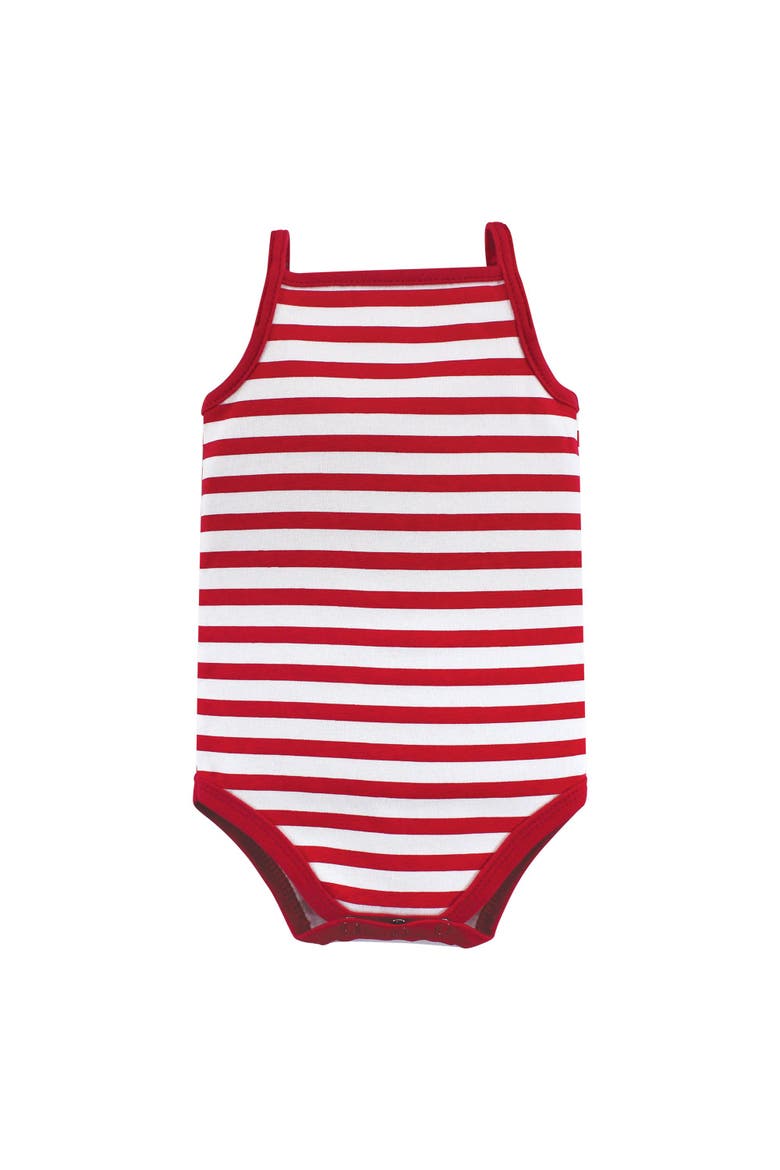 Soft Cotton Sleeveless Infant Bodysuits, Alternate, color, Shining Stars Stripes