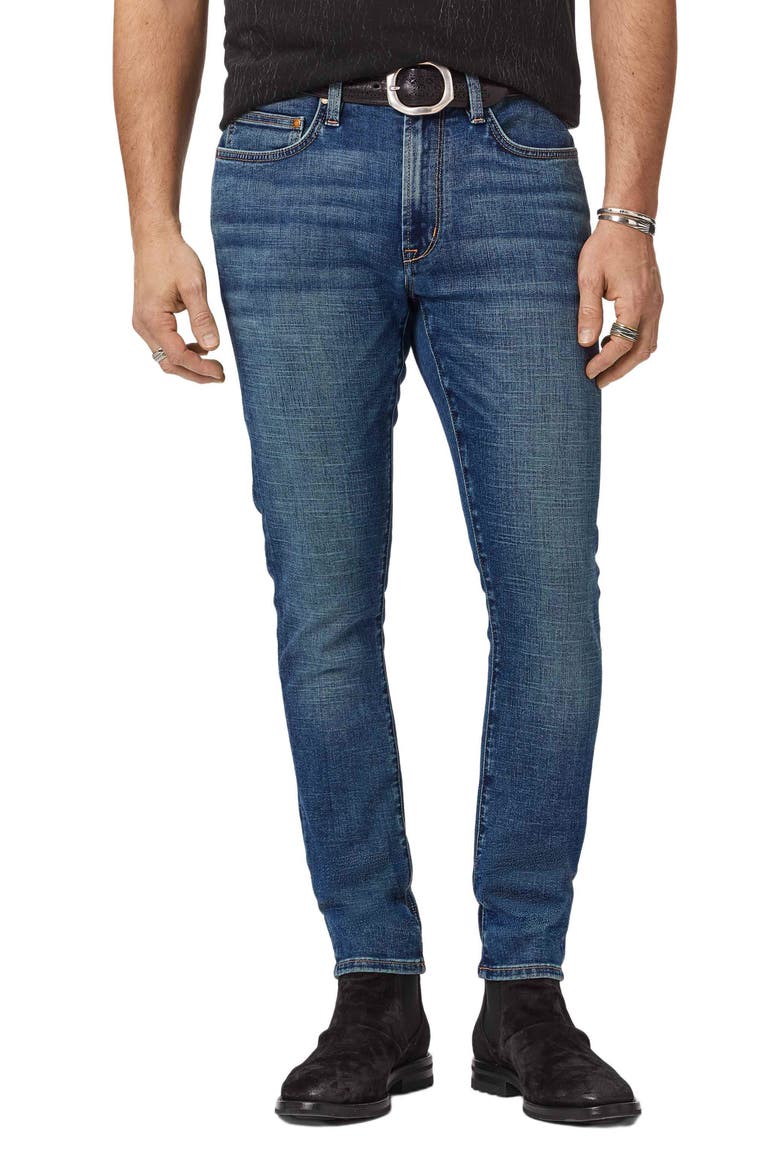 Fret Slim Fit Jeans, Main, color, STEEL BLUE