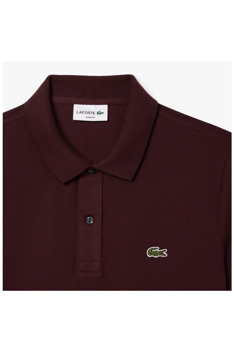 Slim Fit Piqué Polo, Alternate, color, BZD EXPRESSO