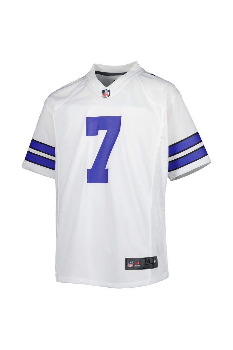 Youth Nike Trevon Diggs White Dallas Cowboys Game Jersey, Alternate, color, White