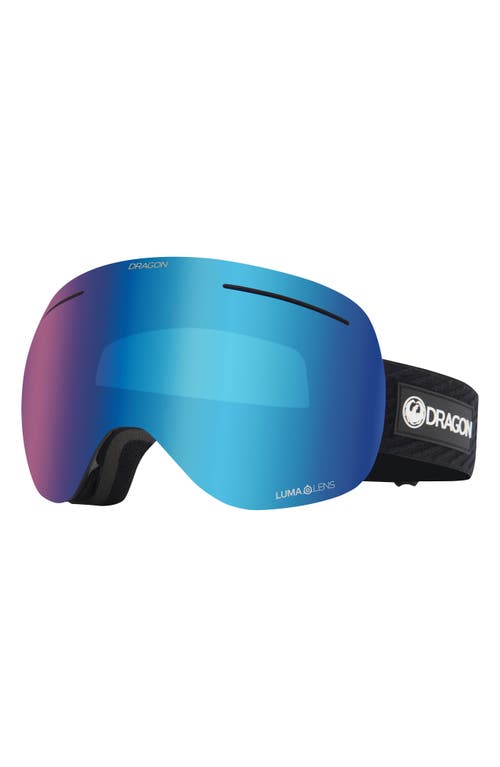 Dragon Dr X1 75mm Polarized Snow Goggles In Blue