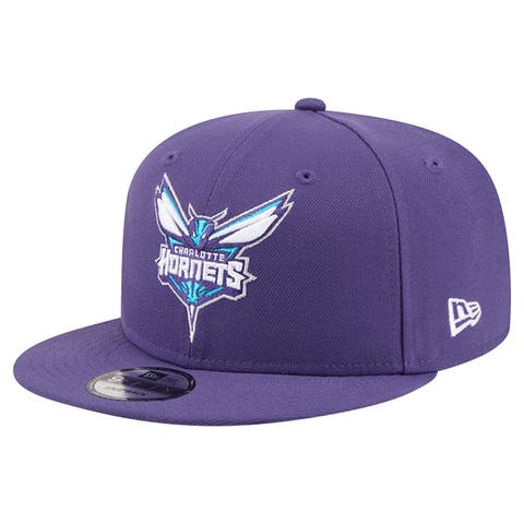Men's New Era Purple Charlotte Hornets Team 9FIFTY Snapback Hat