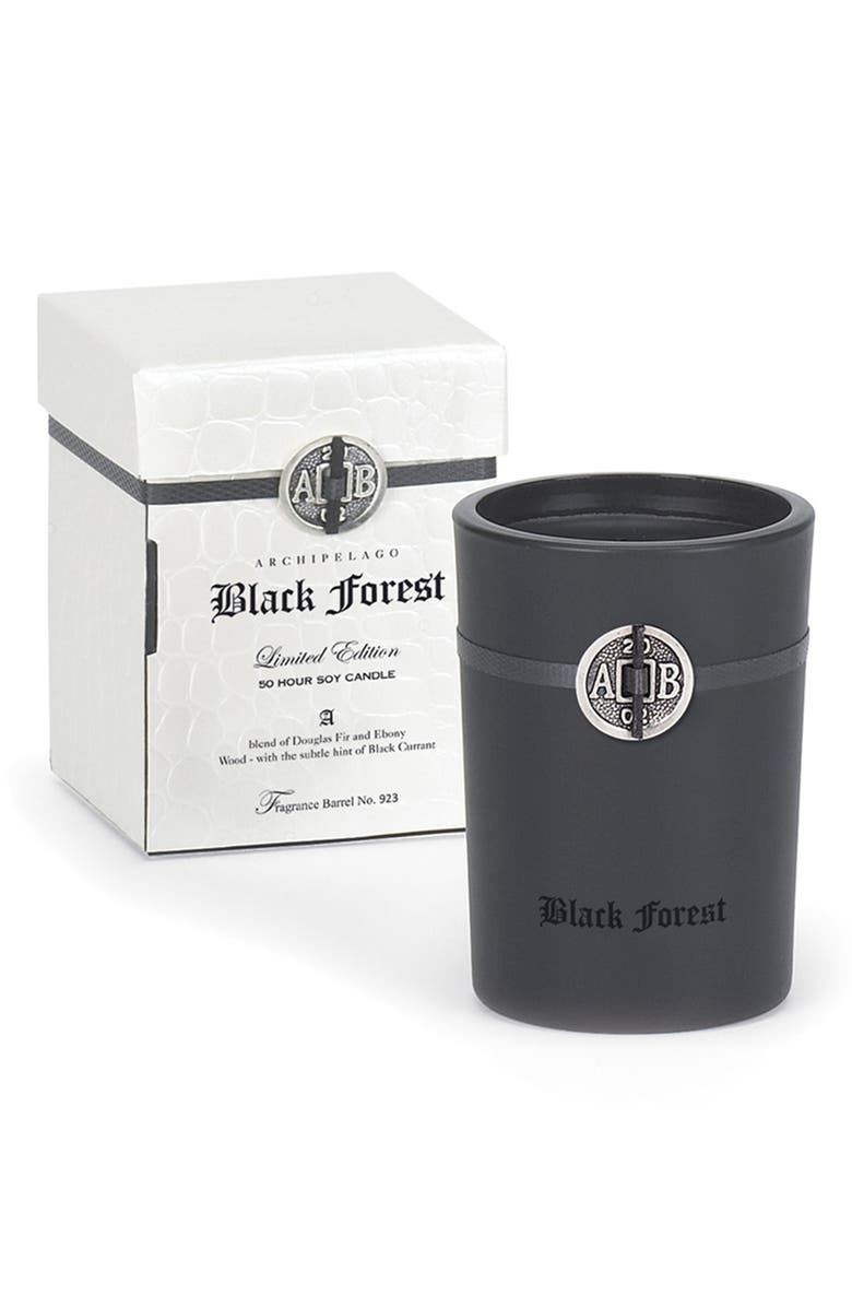 Archipelago Botanicals Black Forest Boxed Candle, Main, color,