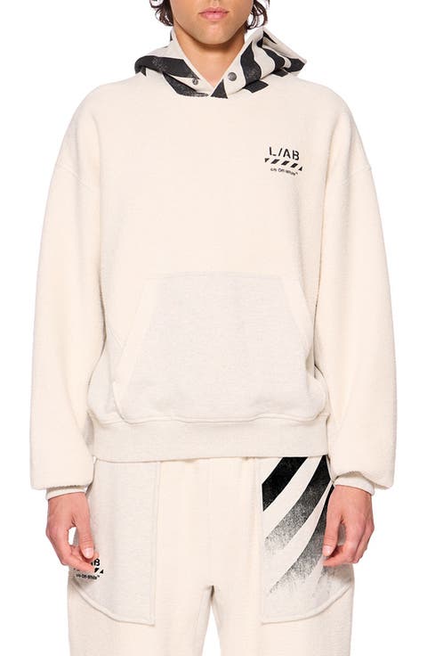 Diagonal Stripe Hoodie