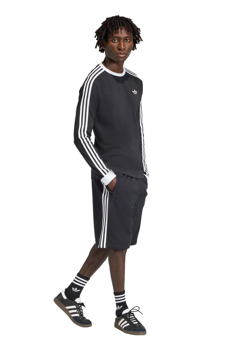 3-Stripes Shorts, Alternate, color, BLACK