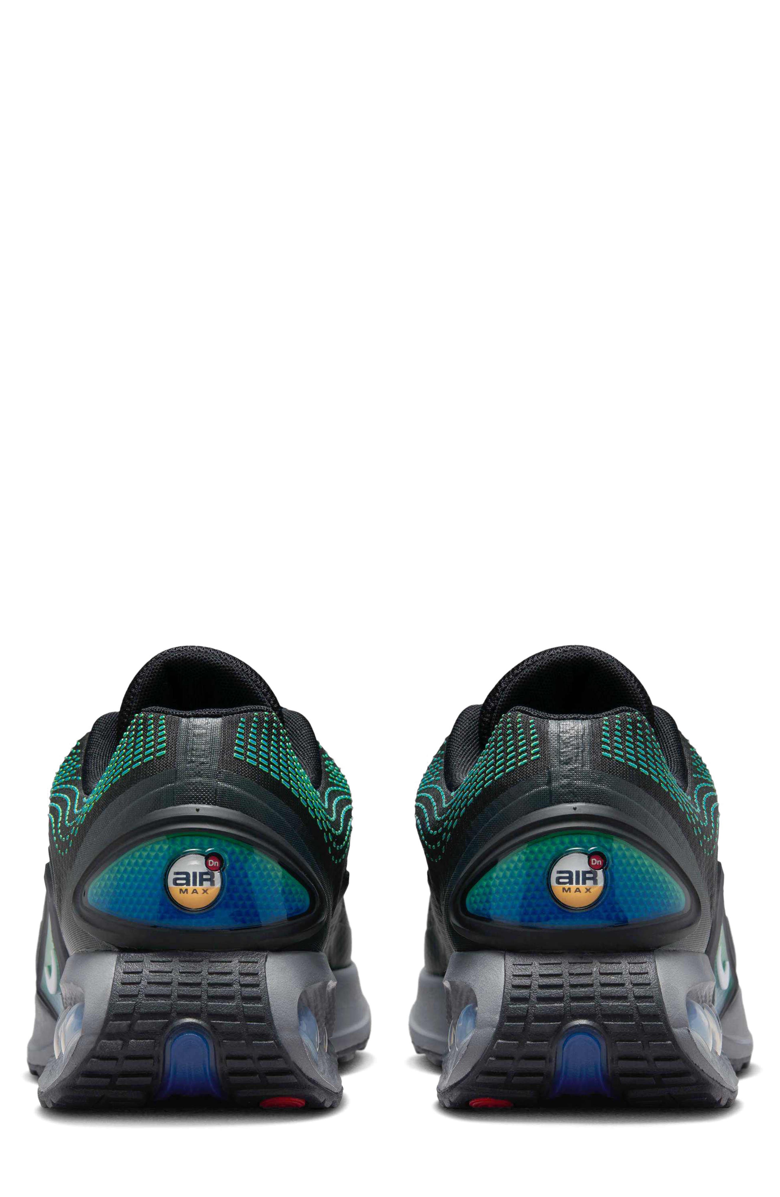 Air Max Dn Sneaker, Alternate, color, BLACK/ BLUE/ GREEN/ WHITE