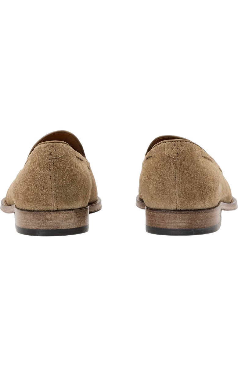 John Varvatos Barrow Leather Tassel Loafer, Alternate, color, Chestnut