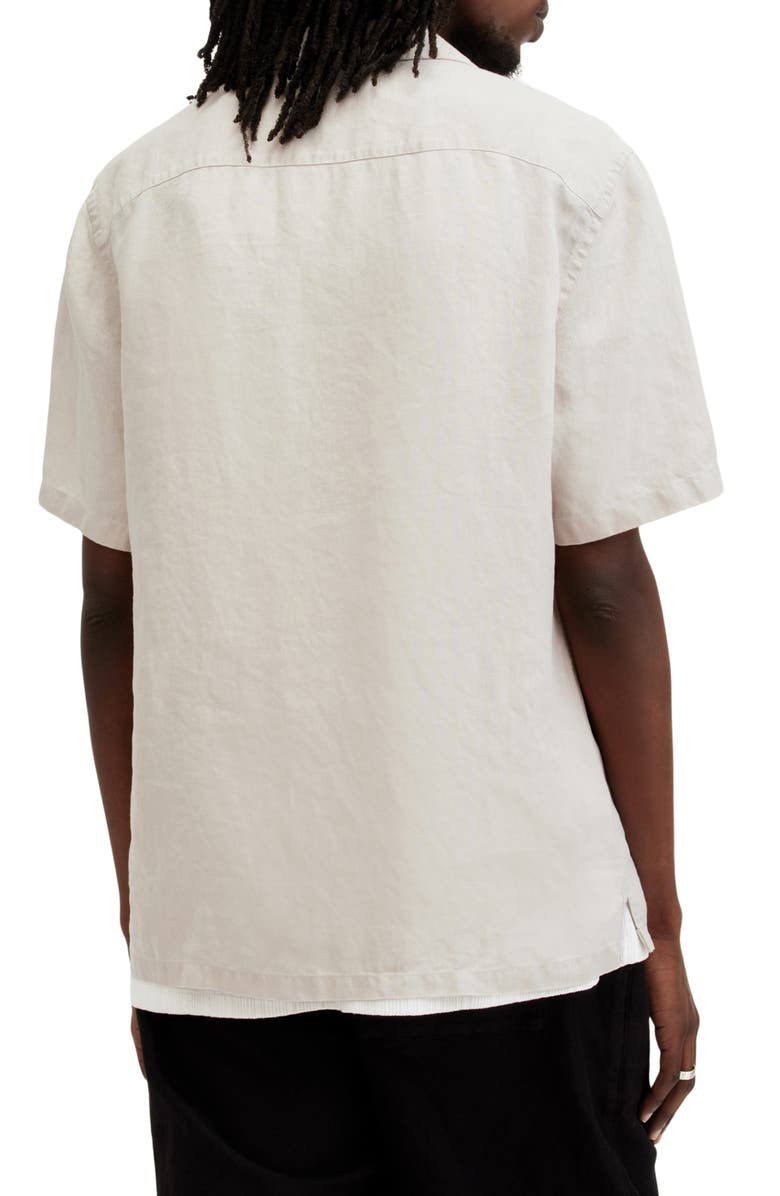 AllSaints Audley Button-Up Camp Shirt, Alternate, color,