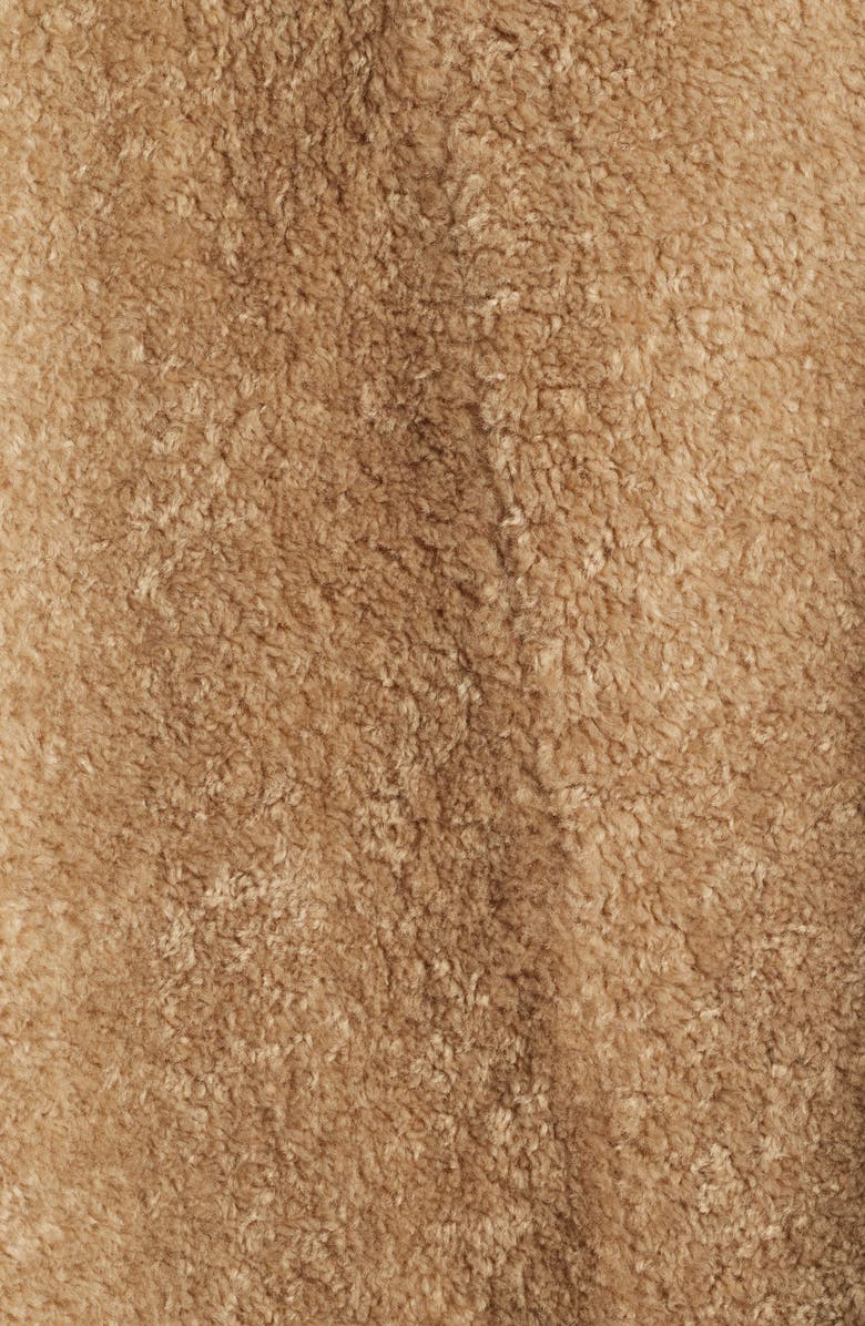 BOSS Orange Catedy Faux Shearling Coat, Alternate, color, Tan