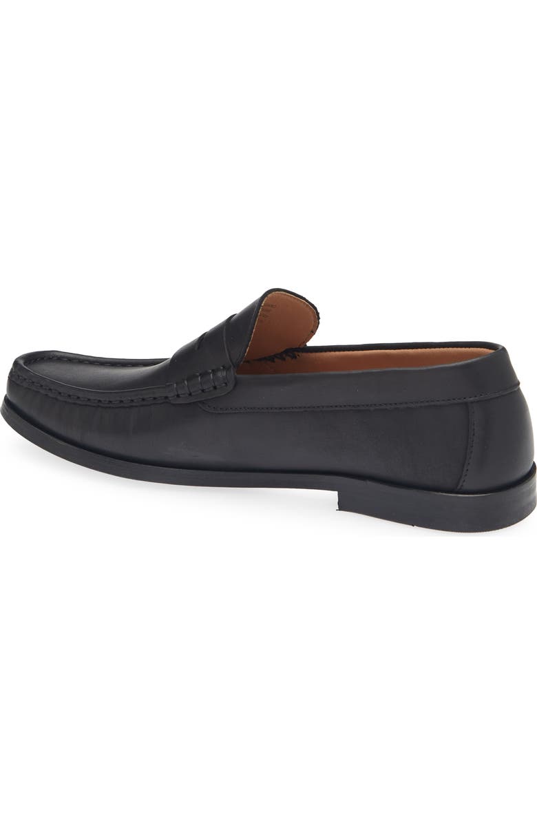 Bruno Magli Guiliano Penny Loafer, Alternate, color, Black Leather
