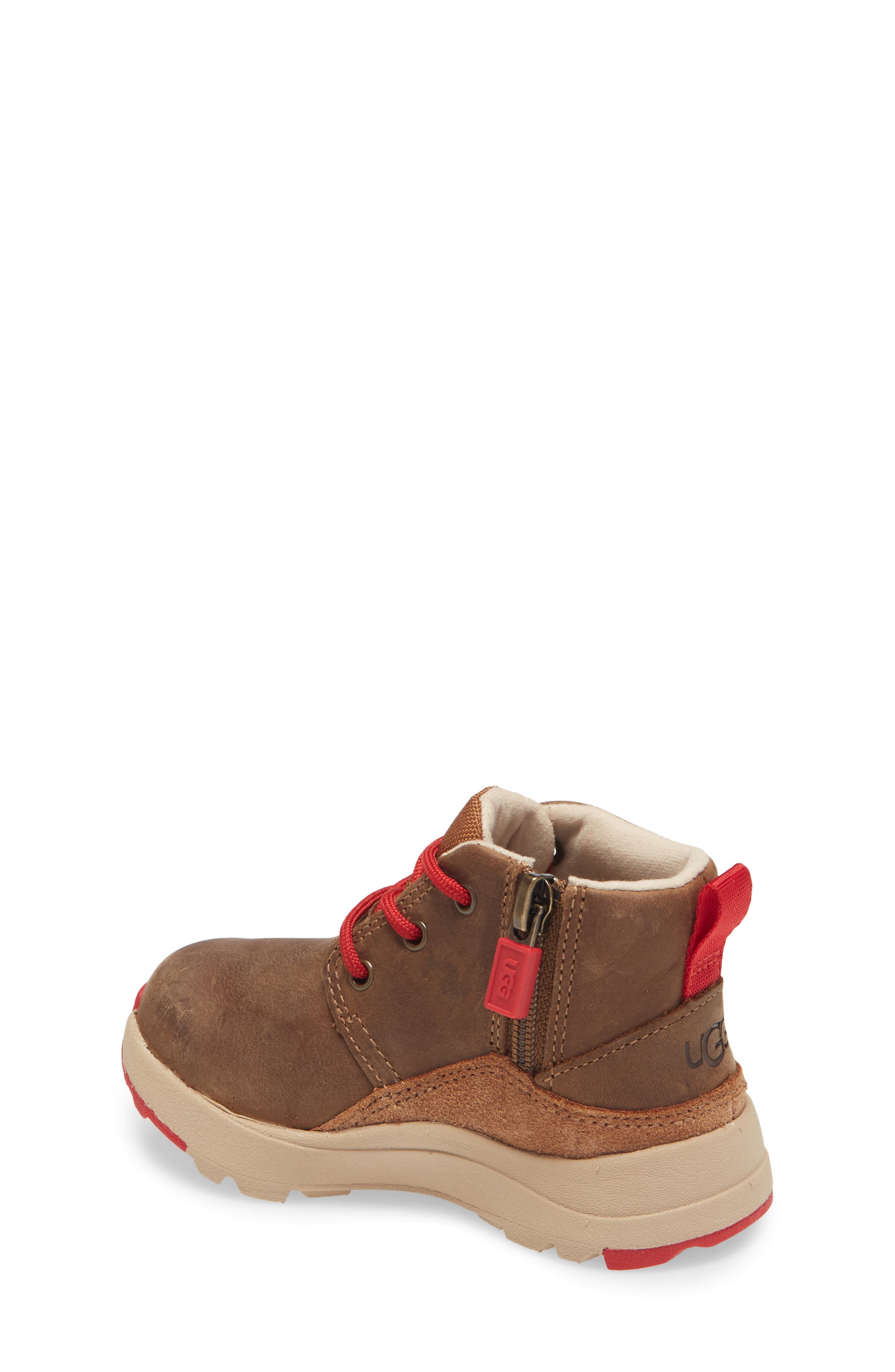 UGG<sup>®</sup> Canoe III Weather Sneaker, Alternate, color, Walnut / Samba Red