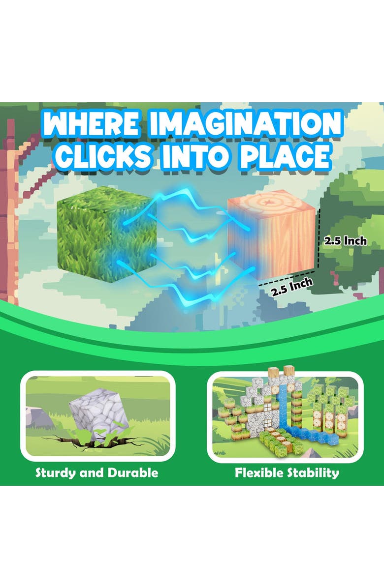 CONTIXO 145 Pcs Magnetic Building Cube Game, Alternate, color, Multi Color