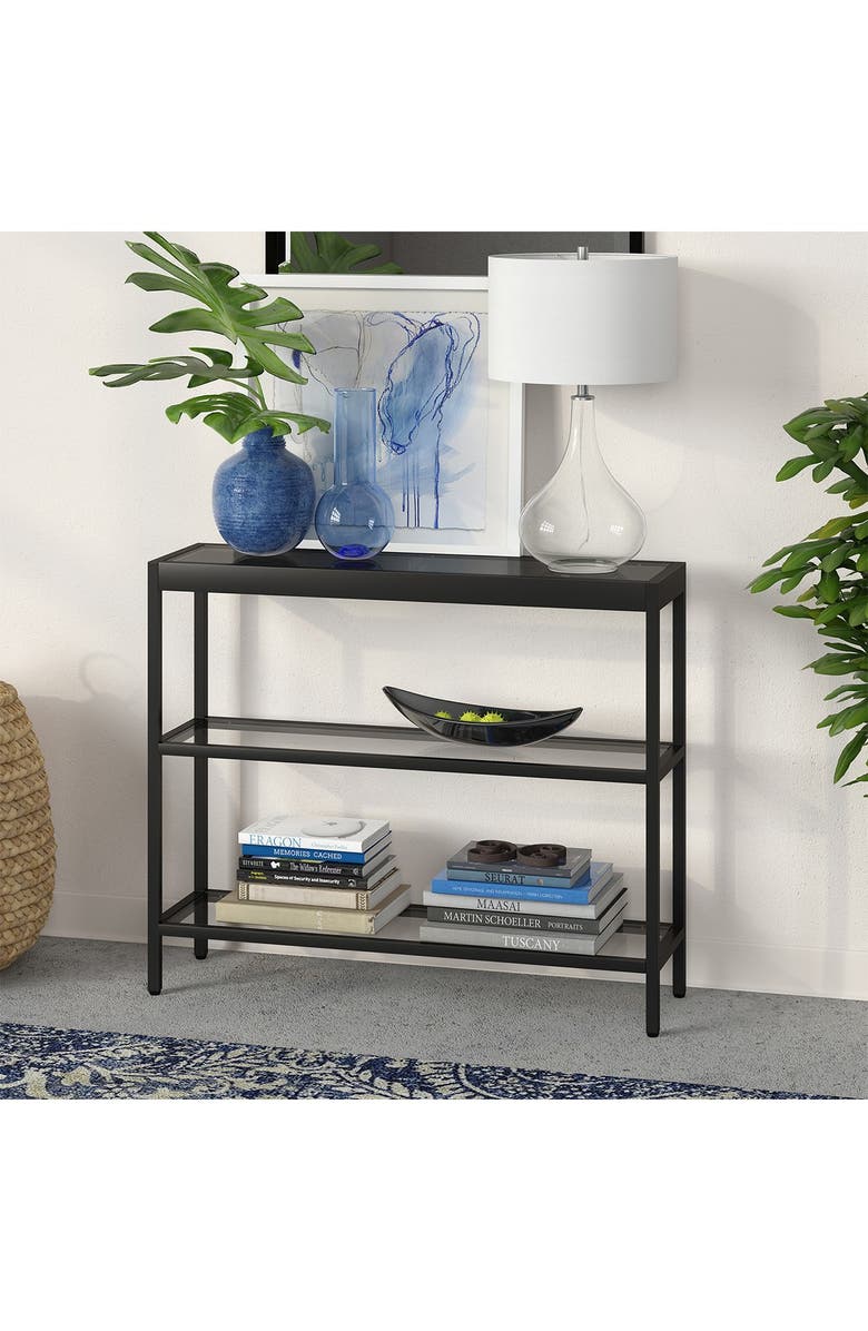 ADDISON AND LANE Alexis 36" Blackened Bronze Console Table, Alternate, color, 