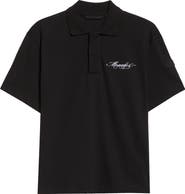 Moncler Logo Patch Cotton Piqué Polo