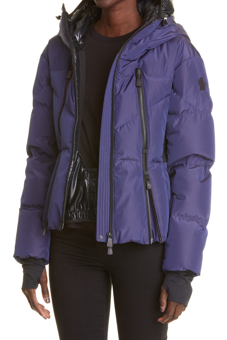 Goncelin Hooded Zip 750 Fill Power Down Puffer Jacket, Alternate, color, NAVY