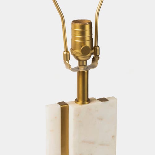 Mela Artisans Sculpta Marble Lamp Stand